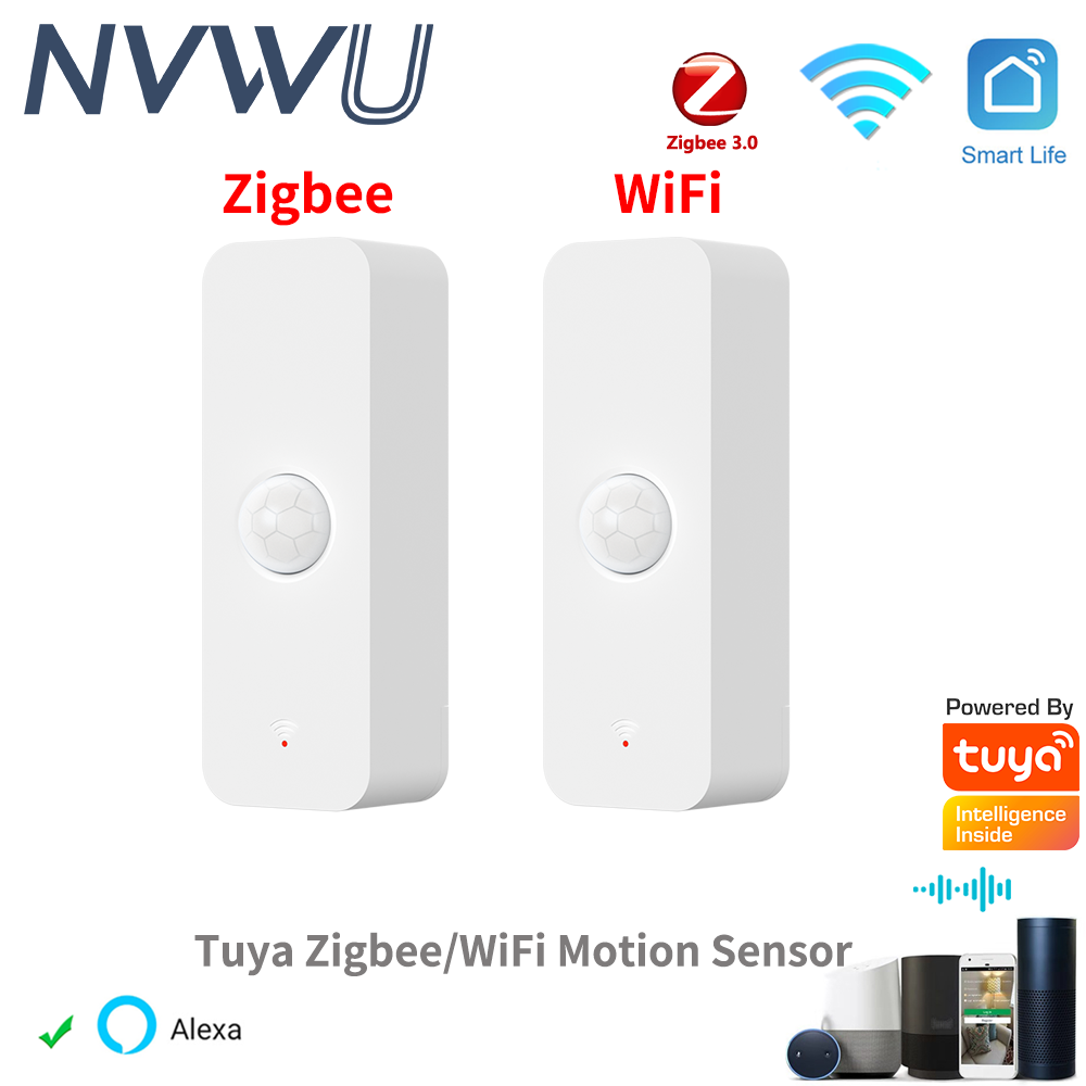 Home Security Alexa - Tuya WiFi Zigbee PIR Motion Sensor