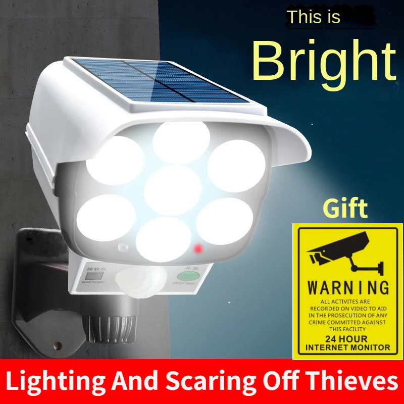Home Security Network - Outdoor Solar Light Motion Sensor Security