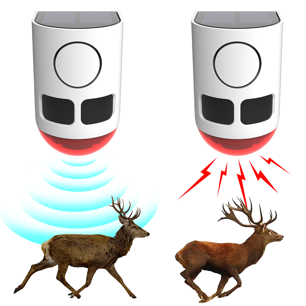 Home Yard Security - Solar Outdoor Motion Sensor Alarm Home