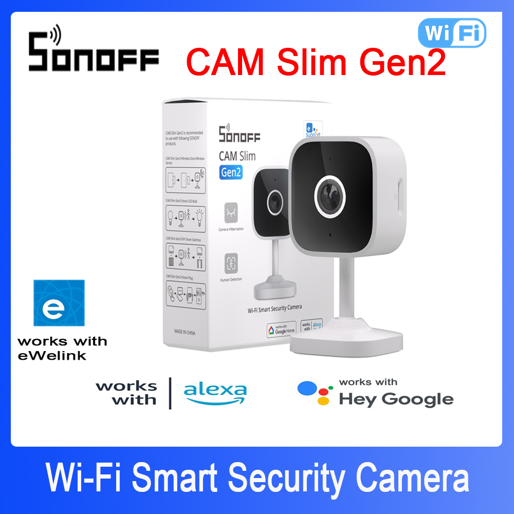 Home Security Indoor Cameras - SONOFF CAM Slim Gen2 WiFi Smart