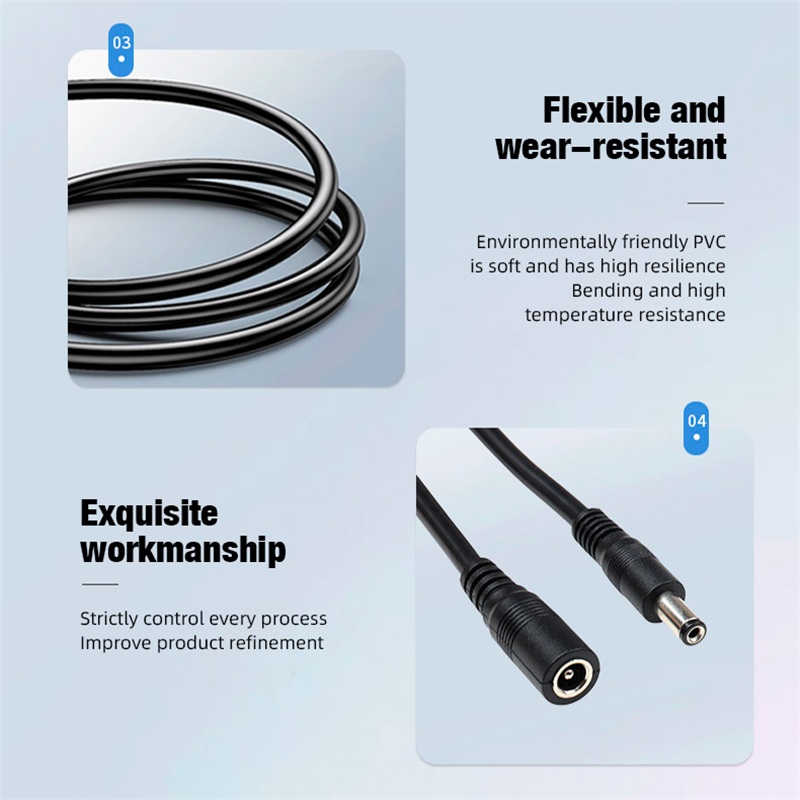 5.5 x 2.1mm 1 Female to 2 4 8  - Home Security Diy review and price