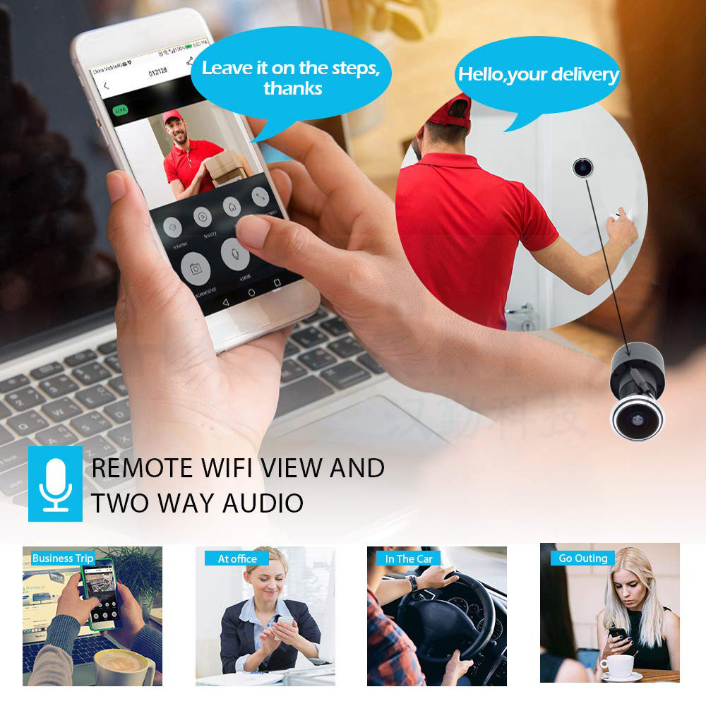 5MP Door Eye IP POE Camera Min - Home Security Diy review and price