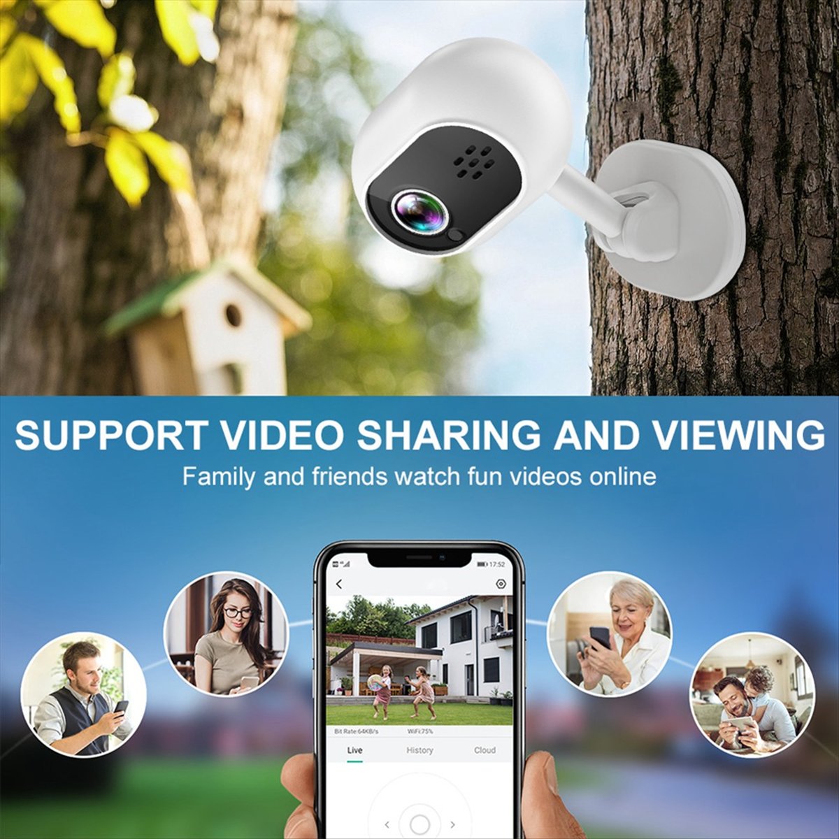 A4 1080P Smart Mini Wifi IP Ca - Home Security Indoor Cameras review and price