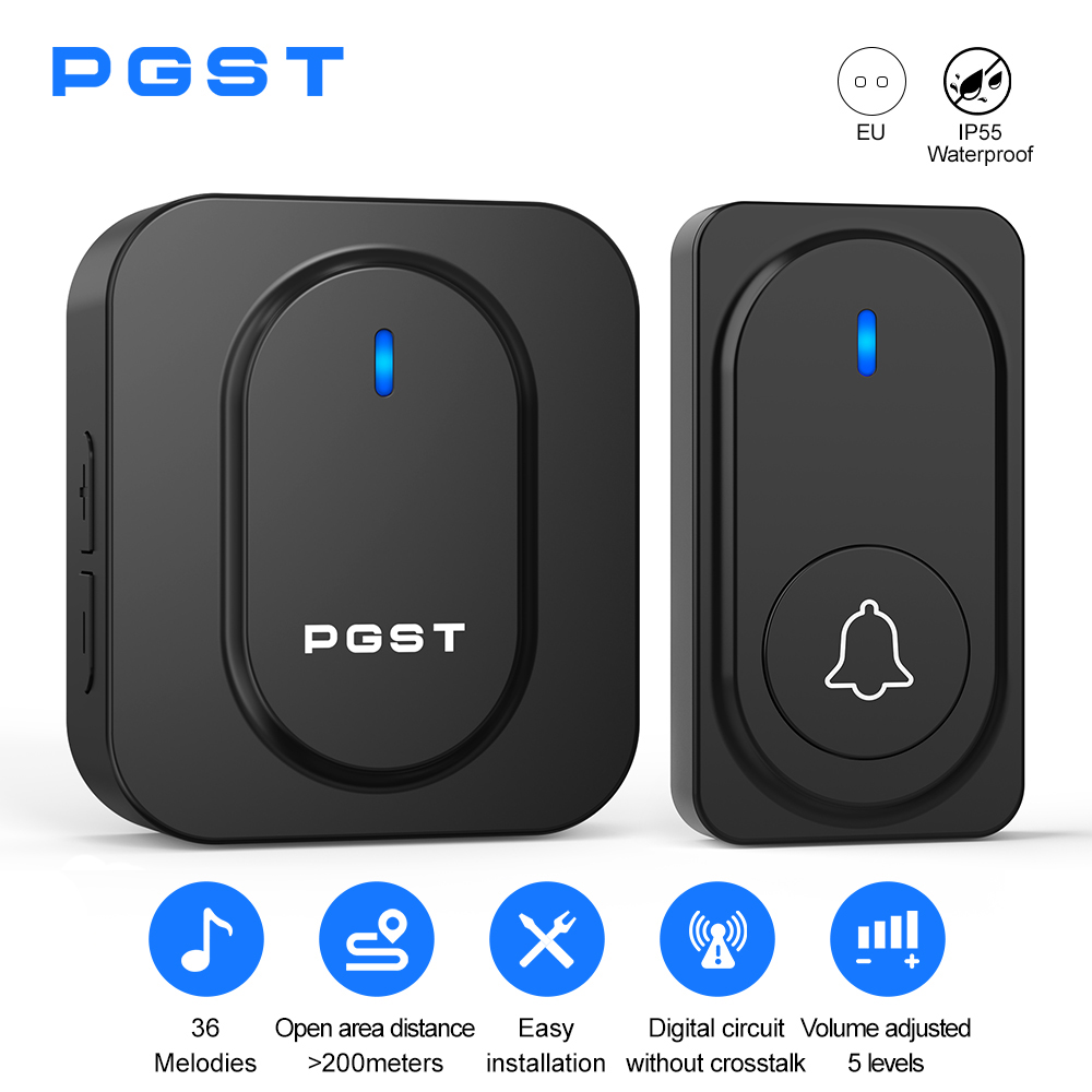 PGST Wireless Doorbell 36 Chim - Home Security Diy review and price