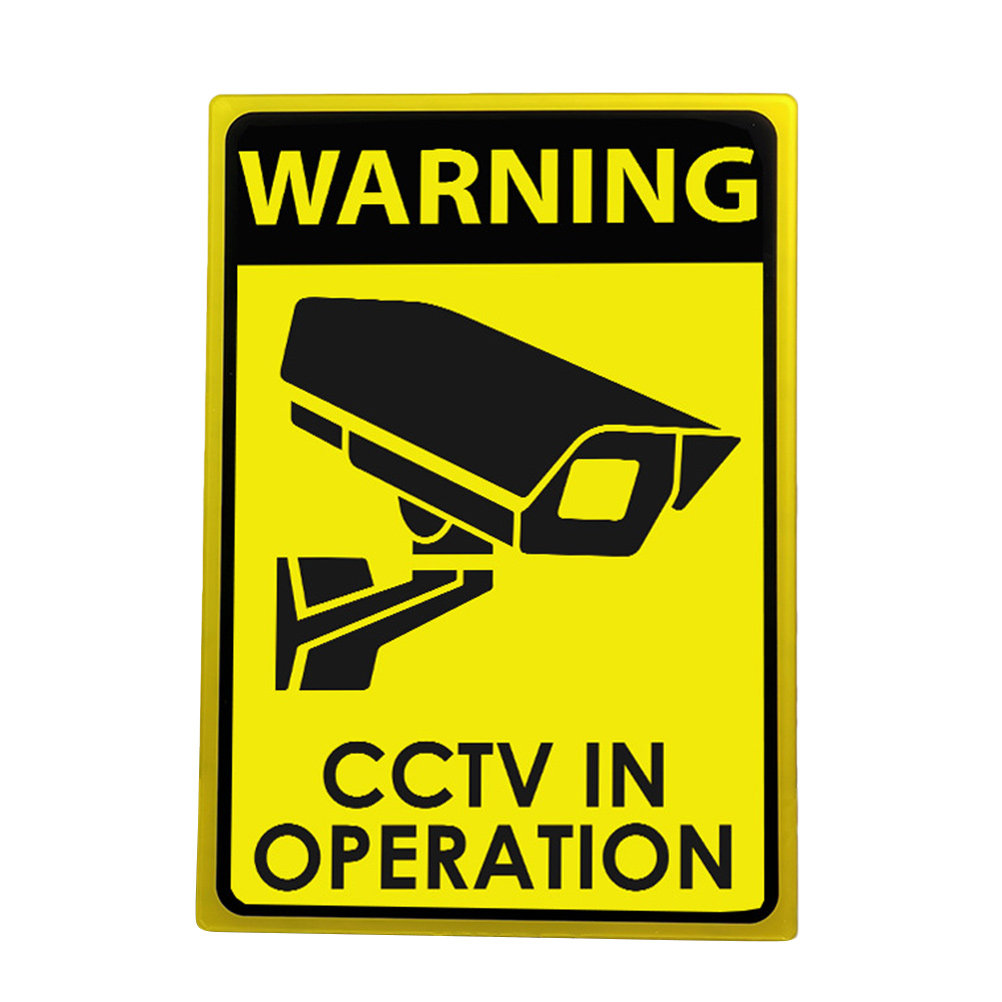 Acrylic Security Camera Warnin - Home Yard Security review and price
