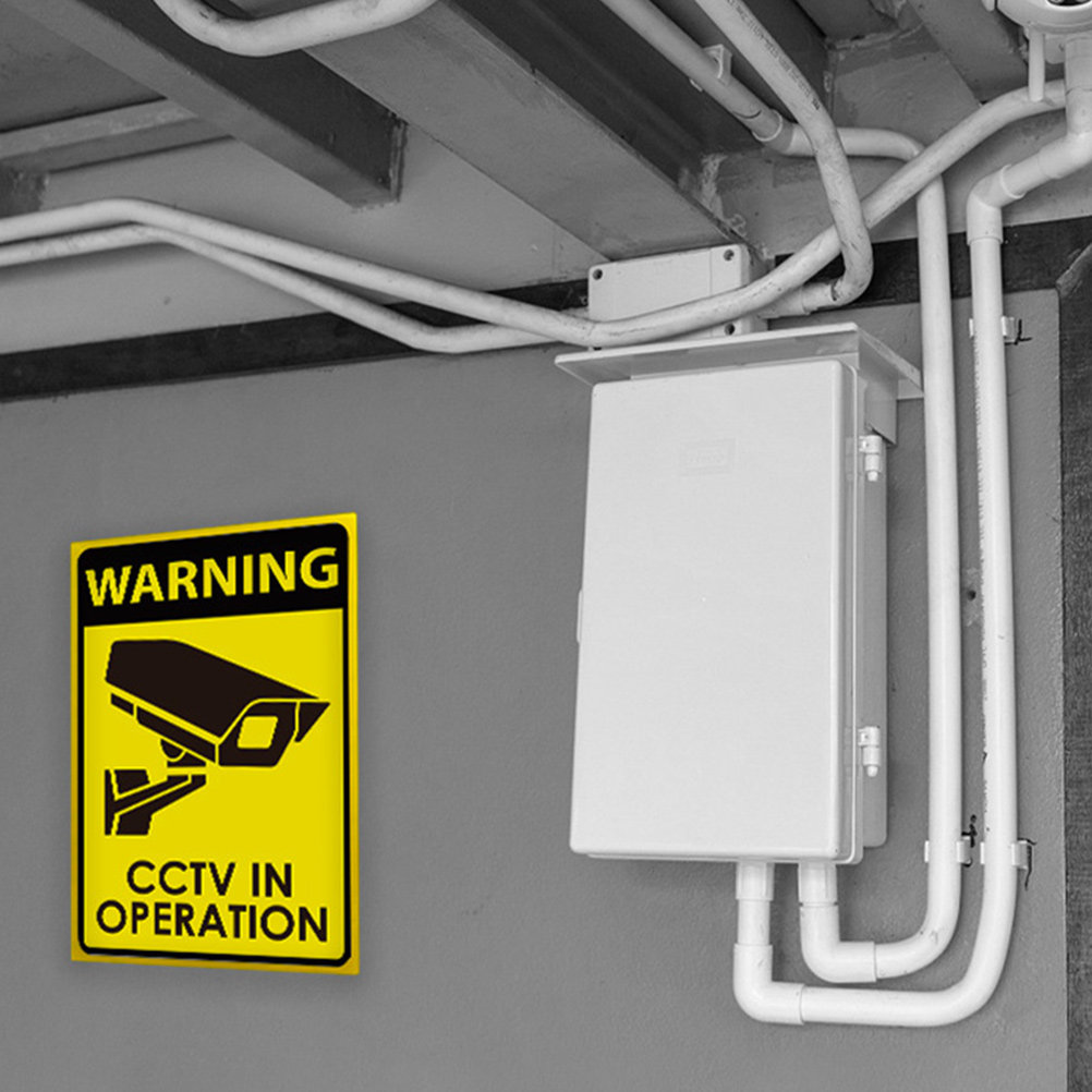 Acrylic Security Camera Warnin - Home Yard Security review and price