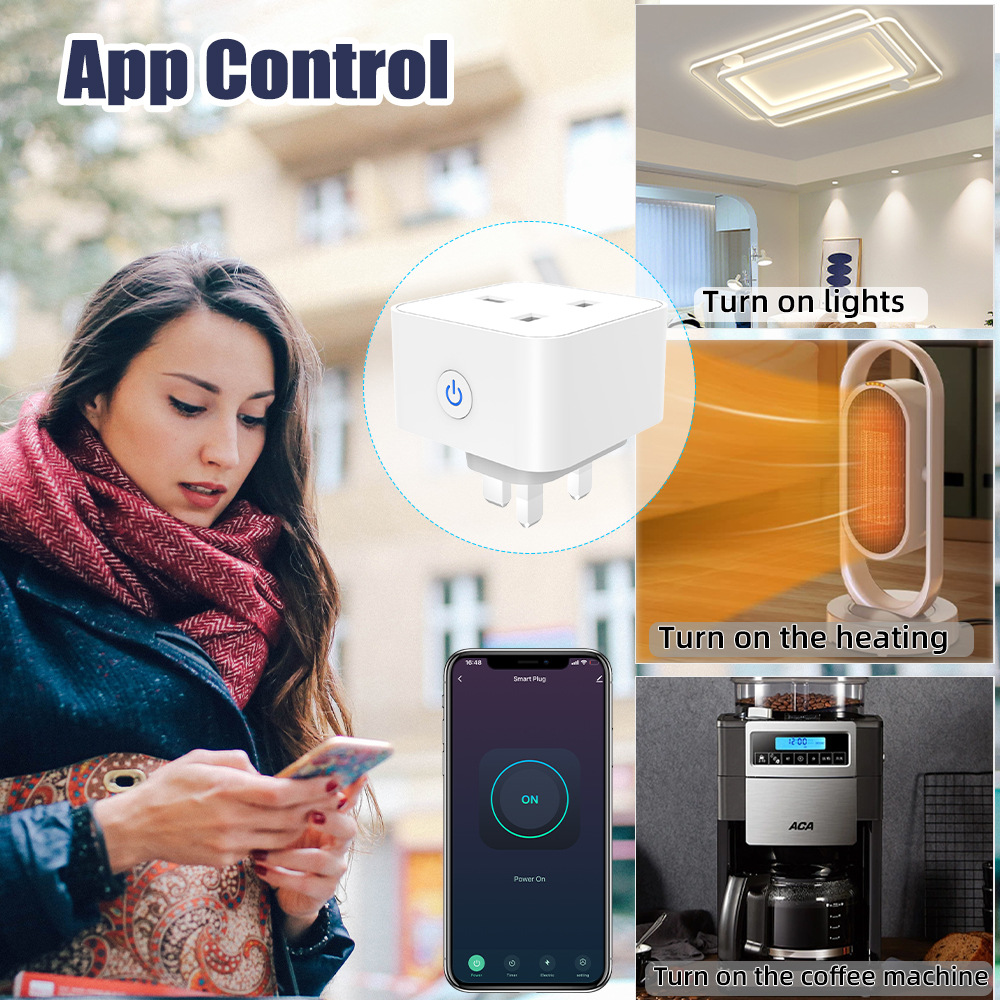 Tuya Smart Socket 16A/20A WiFi - Home Security Alexa review and price