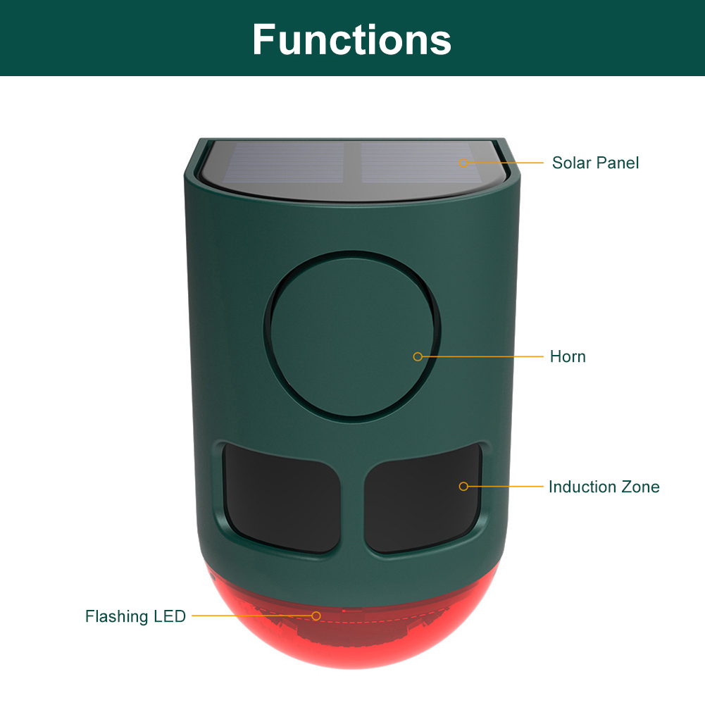 Solar Outdoor Motion Sensor Al - Home Yard Security review and price