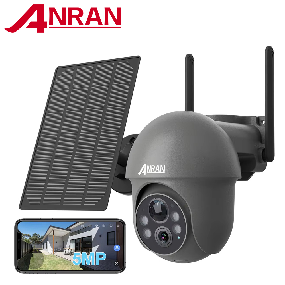 ANRAN 2K WiFi Camera 3/5MP Sol - Home Security Cameras Wireless review and price