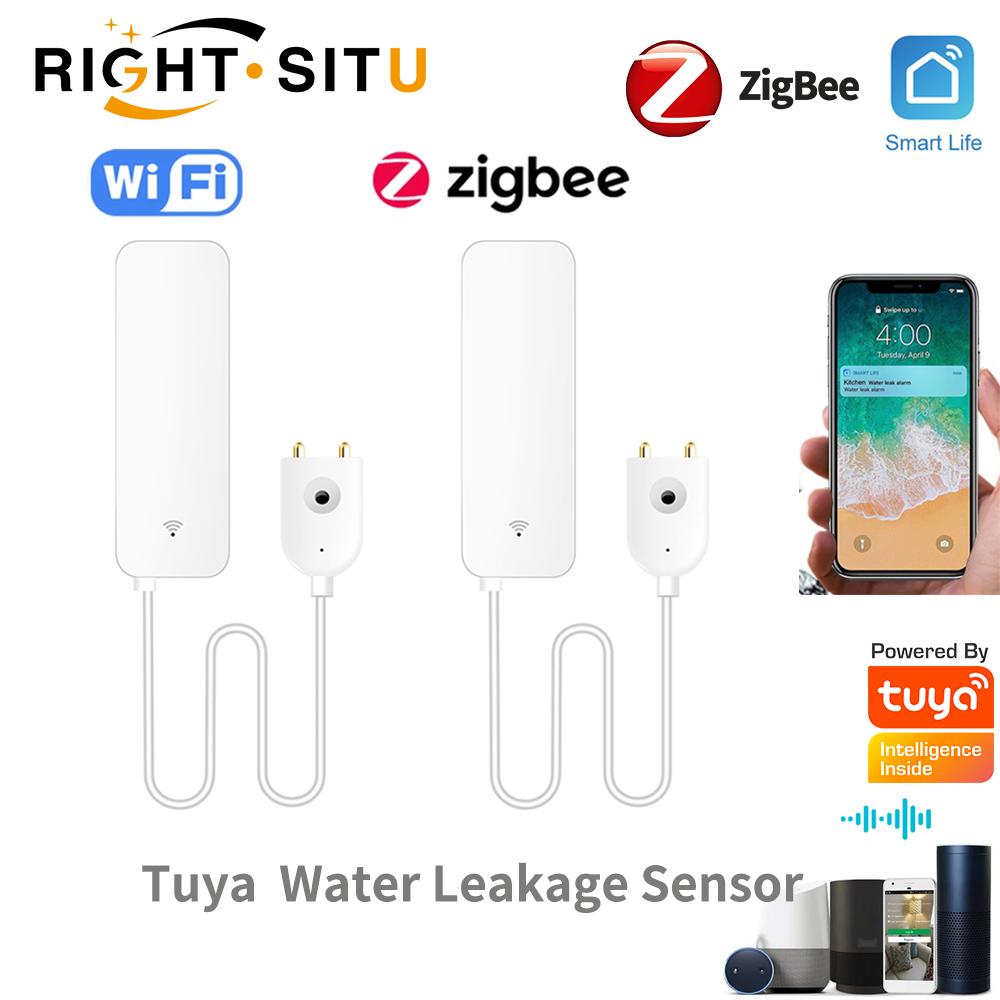 Tuya WiFi Water Leak Sensor, W - Home Security Gadgets review and price