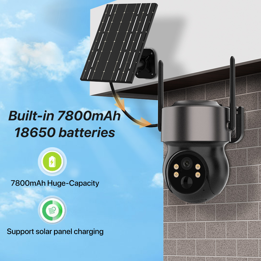 4MP 4G SIM Solar Battery Power - Home Security Cameras Wireless review and price