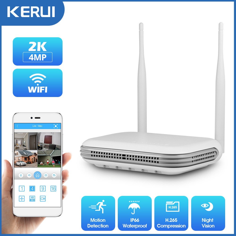 KERUI 2K 3K 4MP 8CH NVR WIFI O - Home Security Wifi Camera review and price