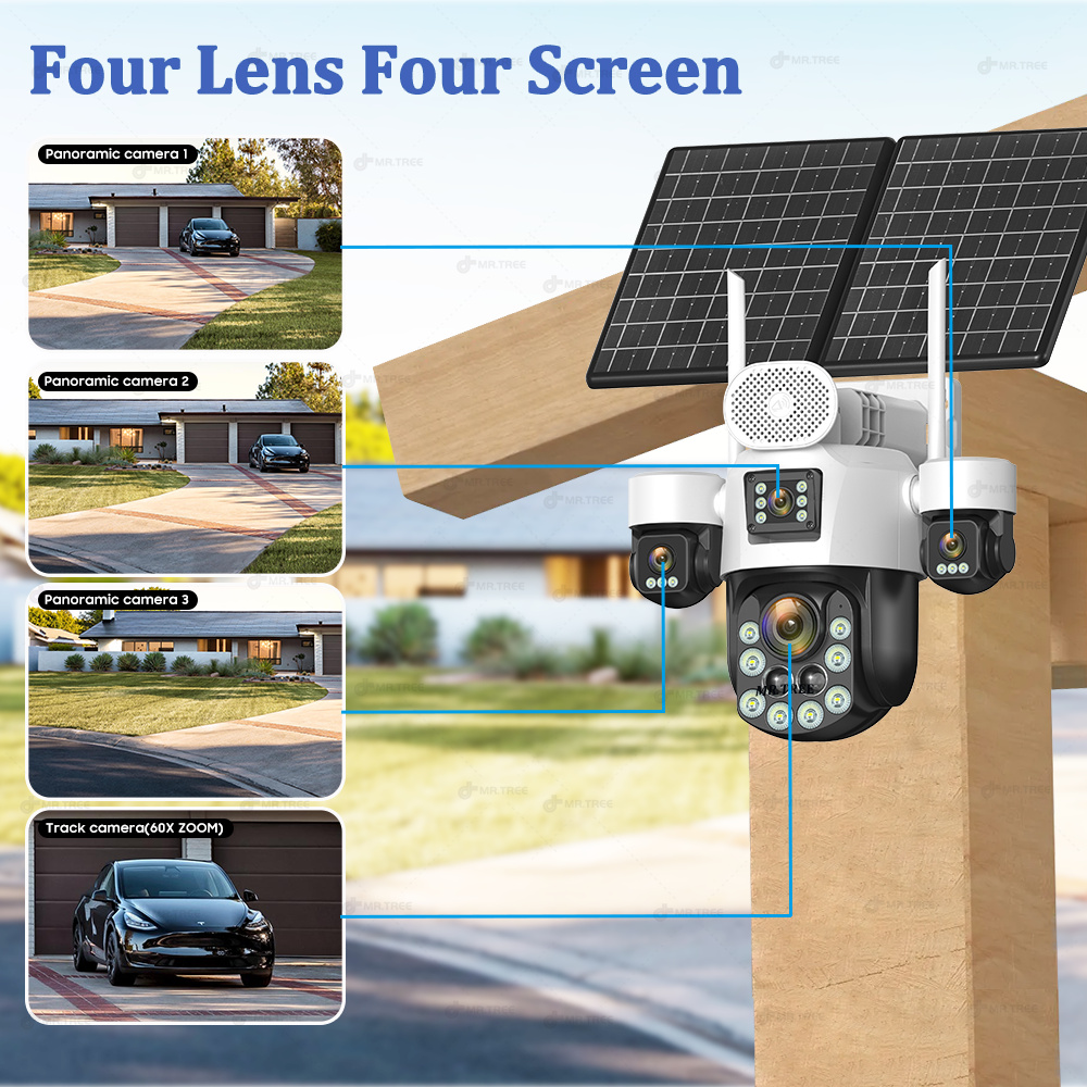 AOV Four Lens Outdoor Surveill - Home Security Network review and price