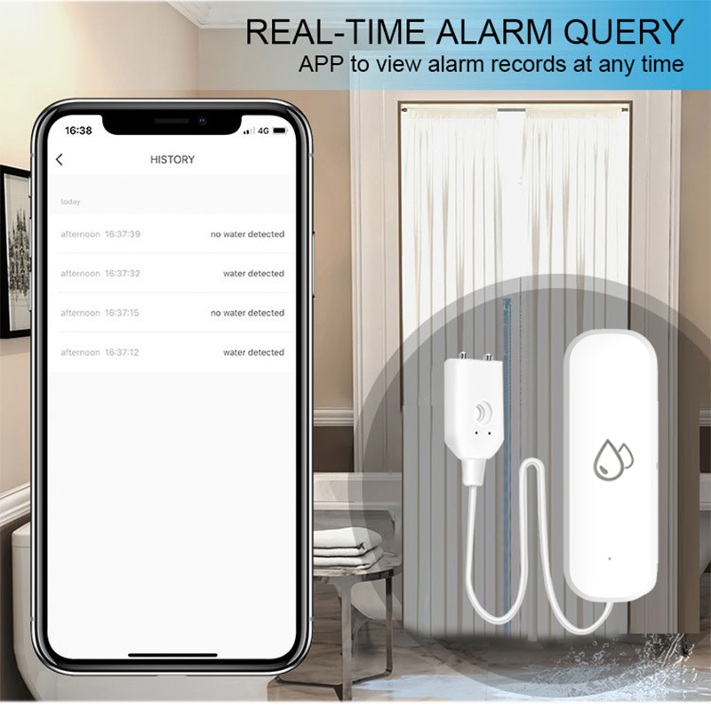 Tuya WiFi Water Leakage Alarm  - Home Security Alexa review and price