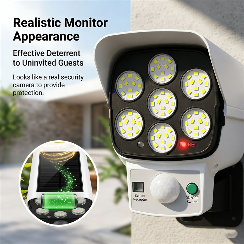 Solar Powered Dummy Security C - Home Yard Security review and price