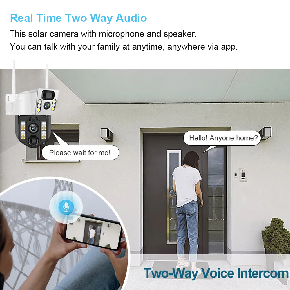 WiFi/4G Solar Camera IP CCTV S - Home Security Network review and price