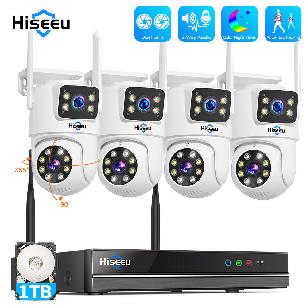 Hiseeu 6MP WiFi Dual Lens Came - Home Security Wifi Camera review and price