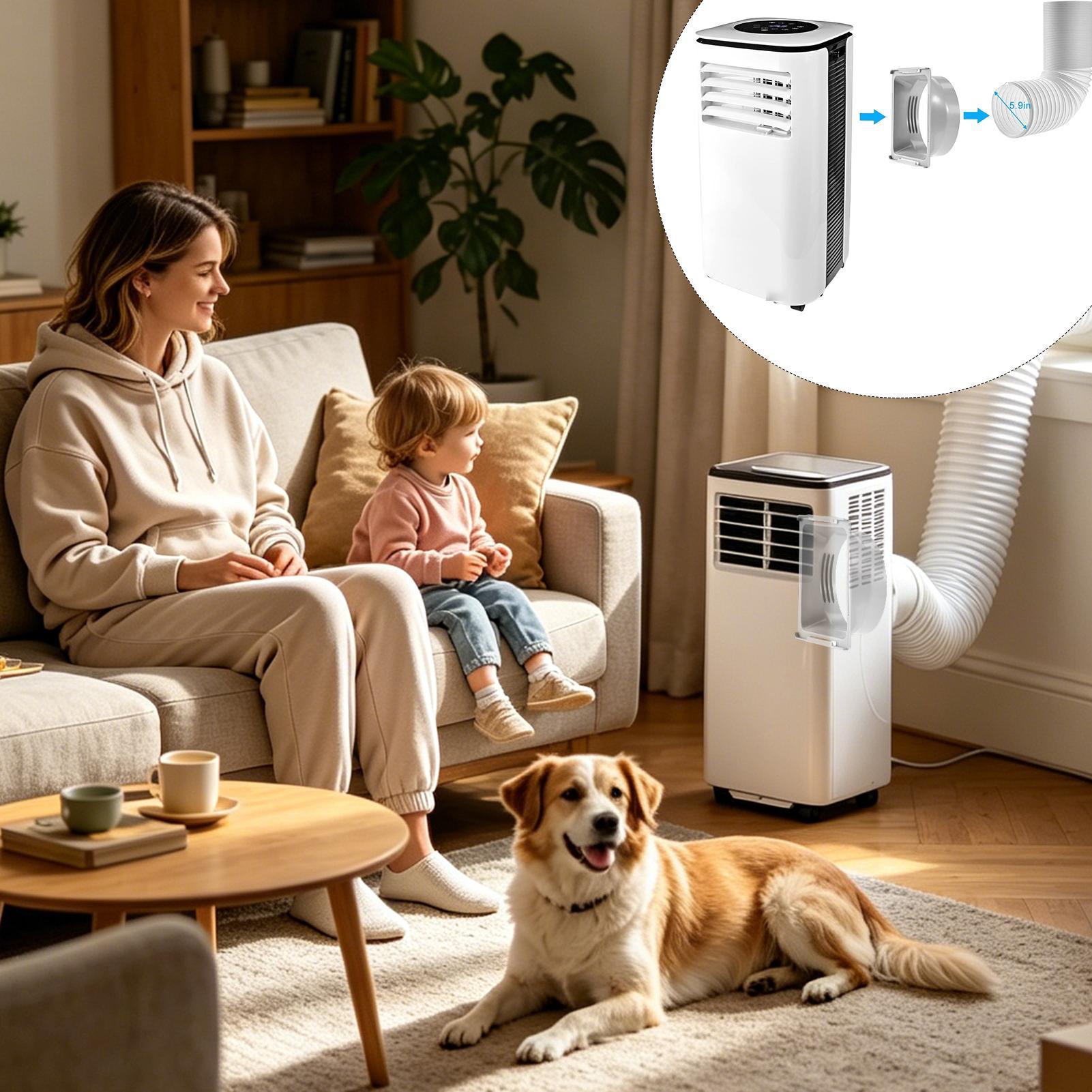 5.9 Inch Square Ac Exhaust Hos - Home Security Units review and price