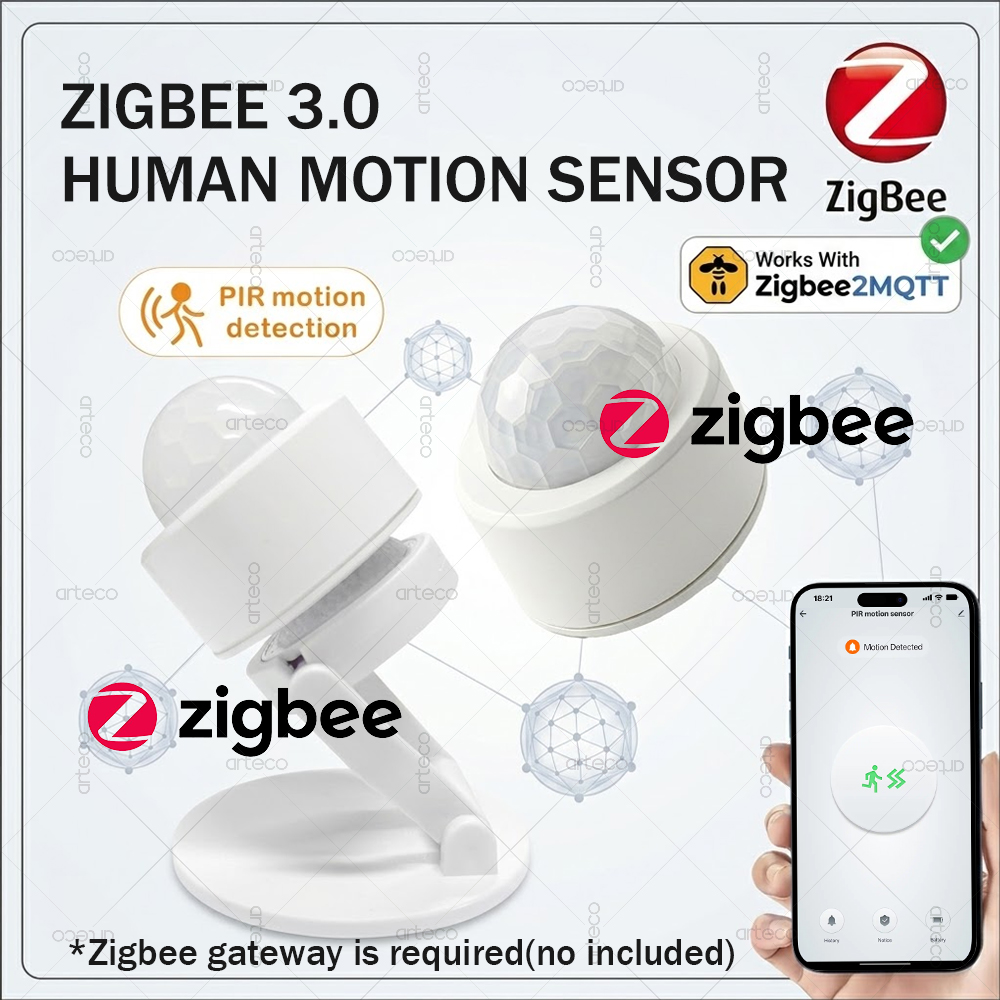Zigbee 3.0 Mini PIR Motion Sen - Home Security Gadgets review and price