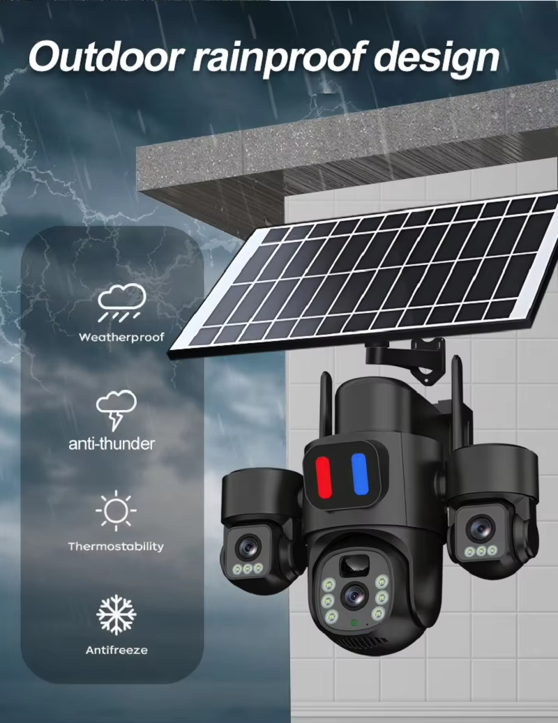 WIFI Solar PTZ Camera Outdoor  - Home Security Wifi Camera review and price